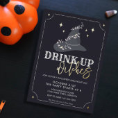 Echte Folie Drink Halloween Party nodigt uit Folie Feestdagenkaart