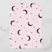 Echte Folie Drink Halloween Party nodigt uit Folie Feestdagenkaart (Achterkant)