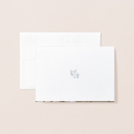 Echte Folie eerste verjaardag Dank je wel Folie Kaarten (Met envelop)