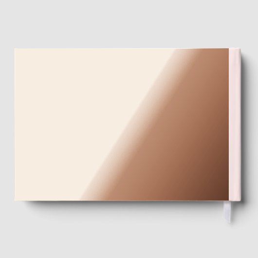 Echte Folie Elegant Bruid Vrijgezellenfeest Roze Gastenboek (Achterkant)