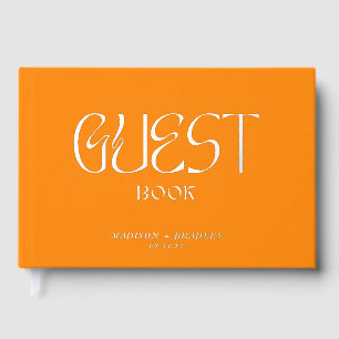 Echte Folie Elegante Kalligrafie Script Wedding Gastenboek
