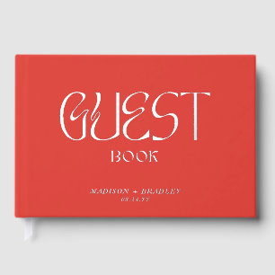 Echte Folie Elegante Kalligrafie Script Wedding Gastenboek