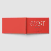 Echte Folie Elegante Kalligrafie Script Wedding Gastenboek (Volledig)