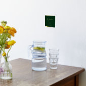 ECHTE FOLIE GREEN Gold Elegant Weddenschap Welkom Folie Afdrukken (Laag (Keuken))