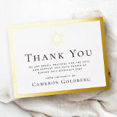 Echte folie grens joodse sympathie bedankkaart folie uitnodiging briefkaart