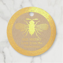 Echte Folie Honey BEE Merry kerstcadeautjes Favors