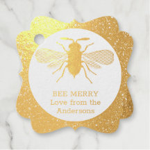 Echte Folie Honey BEE Merry kerstcadeautjes Favors