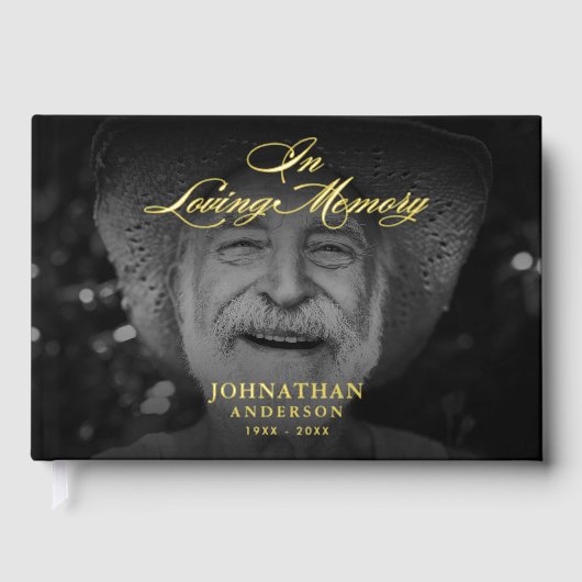 *ECHTE FOLIE* in liefdevolle herinnering Elegant 2 Gastenboek (Voorkant)