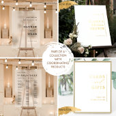 Echte Folie 'In Loving Memory' Minimalistisch Trou Afdrukken