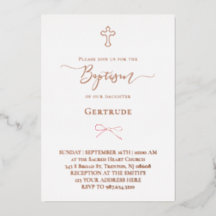 echte folie kleine roze boog Doop