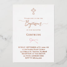 echte folie kleine roze boog Doop