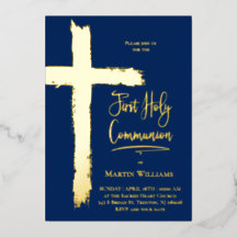 Echte folie Kruis Eerste Heilige Communie