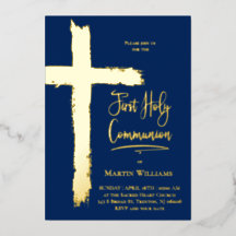 Echte folie Kruis Eerste Heilige Communie