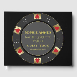 Echte Folie Las Vegas Poker Chip Bachelorette Part Gastenboek