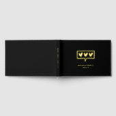 Echte Folie Modern Love Hearts Wedding Gastenboek (Volledig)