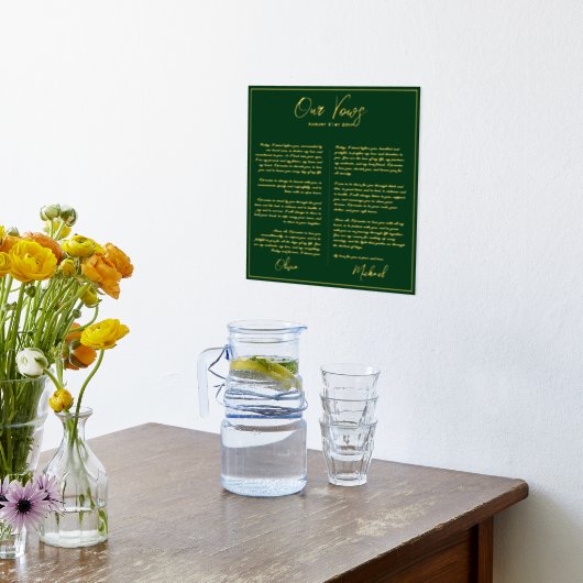 Echte Folie Onze WEDDING STEMT Passen getrouwd de  Folie Afdrukken (Laag (Keuken))