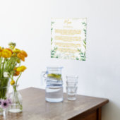 Echte Folie Ouders van Bruid Bruidegom Moeder Vade Folie Afdrukken (Laag (Keuken))