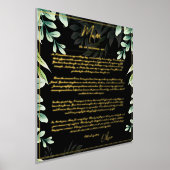 Echte Folie Ouders van Bruid Bruidegom Moeder Vade Folie Afdrukken (Laagn)