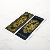 Echte Folie Persoonlijke Naam 2 bladwijzers per ka Feestdagenkaart (Gedraaid)