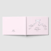 Echte Folie Roze Baby shower Gastboek Gastenboek (Volledig)