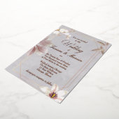 echte folie - uitnodiging voor een bruiloft (Gedraaid)