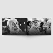 *ECHTE FOLIE* Viering van het leven Elegant 2-foto Gastenboek (Volledig)