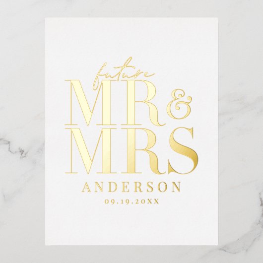 echte folietypografie behalve het briefkaart date (Voorkant)