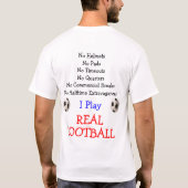 Echte Football T-shirt (Achterkant)
