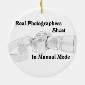 Echte fotografen keramisch ornament (Achterkant)