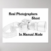 Echte fotografen poster (Voorkant)