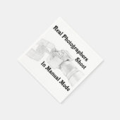 Echte fotografen servet (Hoek)