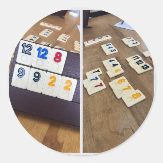 echte games ronde sticker