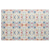 Echte gekleurde Waterverf Floral laat kunst Stof (Fat Quarter)