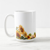 Echte Gele Zonnebloemen Mok (Links)