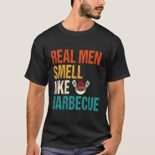 Echte geur als barbecue Barbecuing Grilling BBQ T-shirt