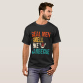 Echte geur als barbecue Barbecuing Grilling BBQ T-shirt (Voorkant volledig)