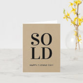 Echte goederen voor de verkoop van vlot papier kaart (Gele Bloem)