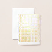 Echte Gold Foil Stippen 50e Jubileum Bedankt Folie Kaarten (Met envelop)