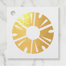 Echte Goud Folie Ananas Feest Planner Bedankjes Labels