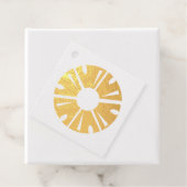 Echte Goud Folie Ananas Feest Planner Bedankjes Labels (Met doos)