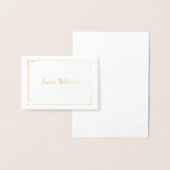 Echte goud folie Art Deco bruiloft plaatskaarten Kaarten (Display)
