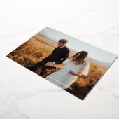 Echte gouden belettering elegante vrolijke kerst f folie feestdagenkaart (Gedraaid)