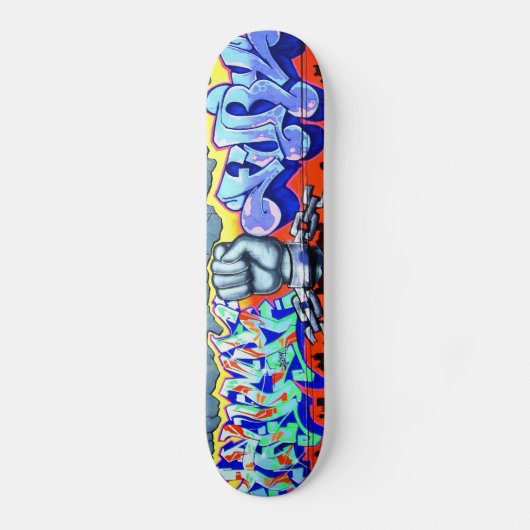 Echte graffiti-skateboards skateboard (Voorkant)