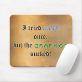 Echte grafische kaart muismat (Met muis)