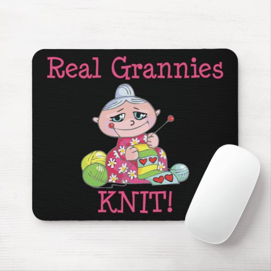 Echte grannies. muismat (Met muis)