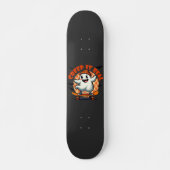 Echte griezelige Halloween-spook-skeelerplank Persoonlijk Skateboard (Voorkant)