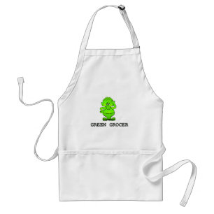 Echte Groene Grocer Standaard Schort