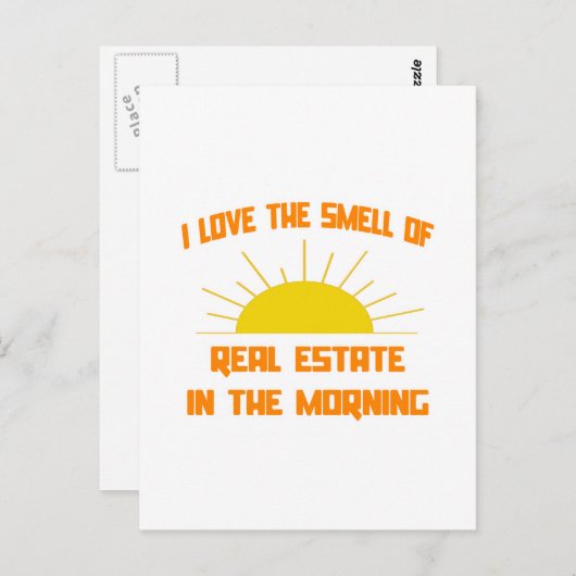 Echte grond in de ochtend briefkaart (Voorkant / Achterkant)