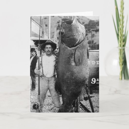 Echte Grote Vissen, de vroege jaren 1900 Kaart (Voorkant)