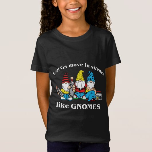 Echte GS bewegen in stilte zoals kabouters T-shirt (Voorkant)